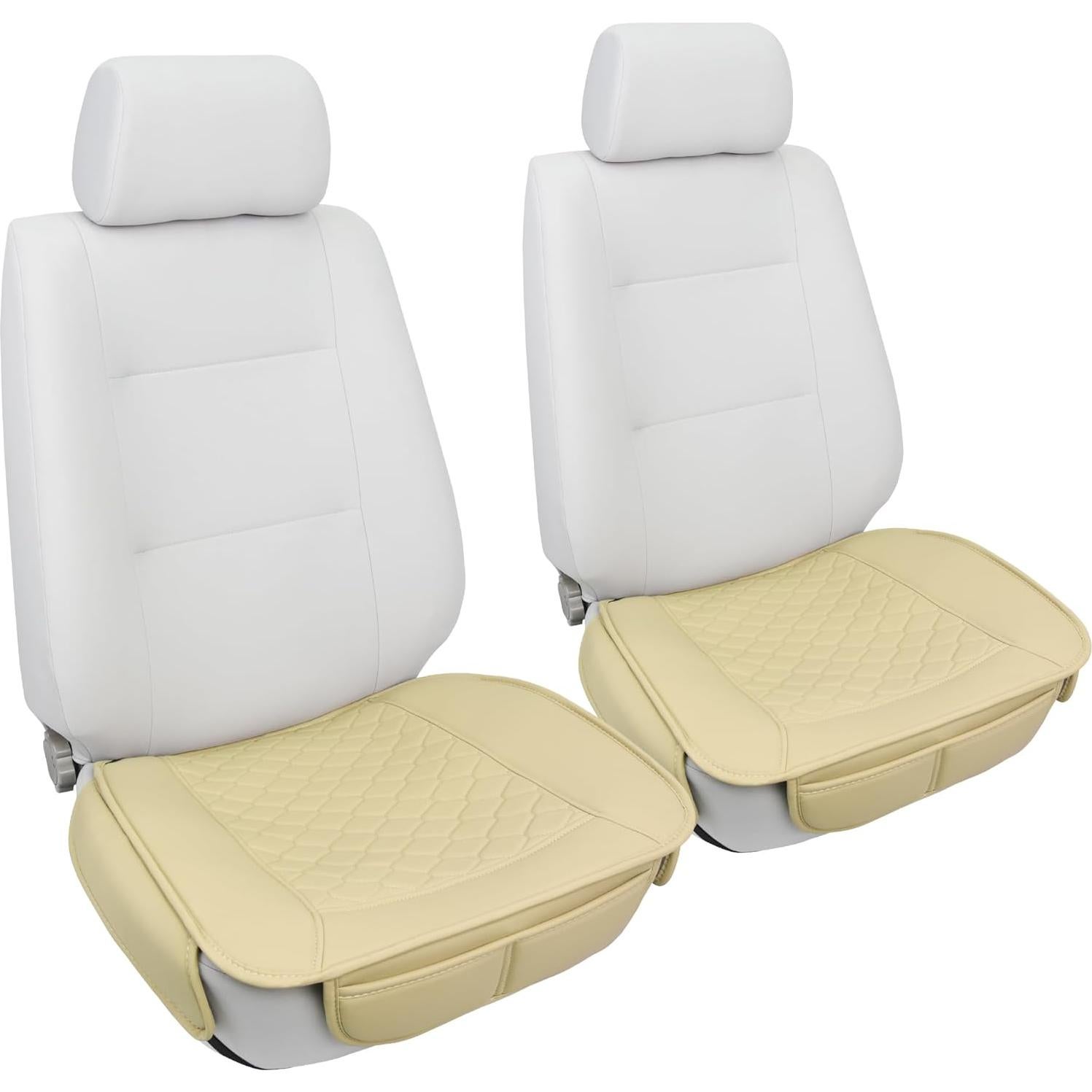 Fundas de Asiento de Coche Elantrip 4805-BE Beige Acolchadas