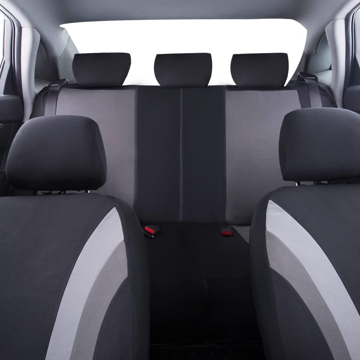 Cubiertas de Asiento de Coche CAR PASS 11PCS Universal Negro y Gris