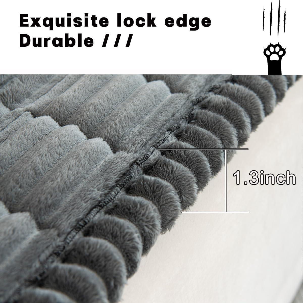 Alfombra Antideslizante para Perros TGODGPY 63x137 cm Gris