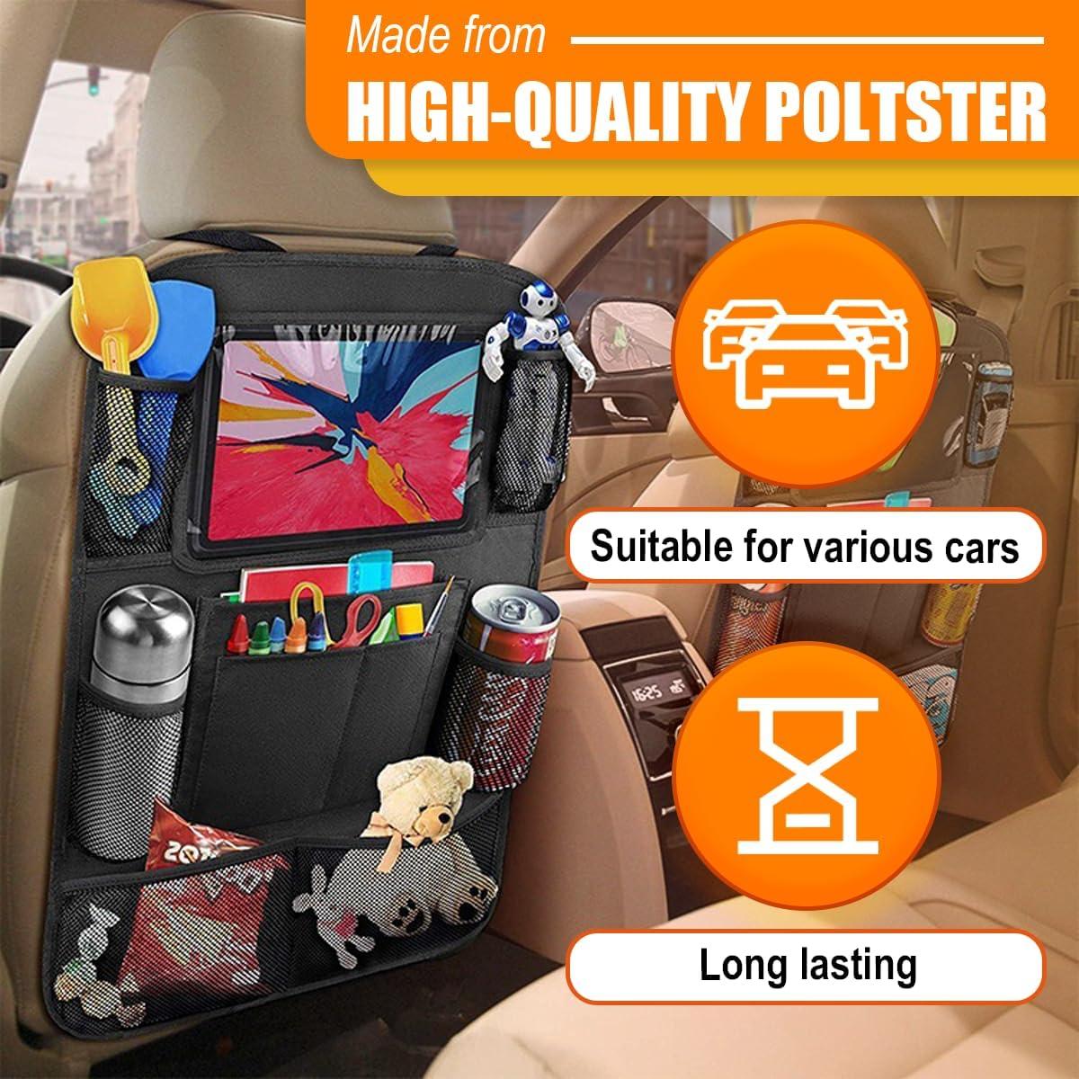 Organizador de Asiento Trasero ZIMISI Negro 59.4x40.6cm Impermeable