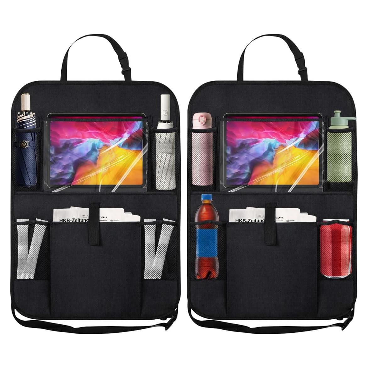 Organizador de Asiento Trasero de Coche SMILFUY 2PCS con Soporte para Tableta