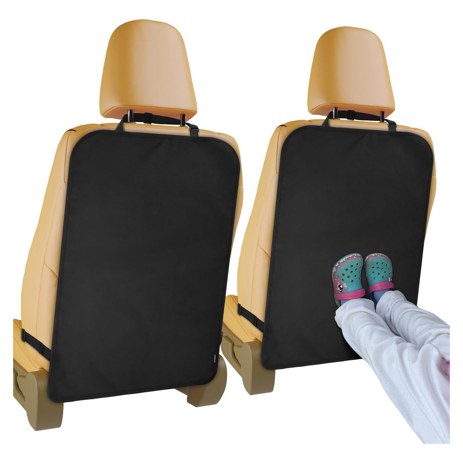 Protectores de Asiento Trasero Homakover - Paquete de 2 Negros