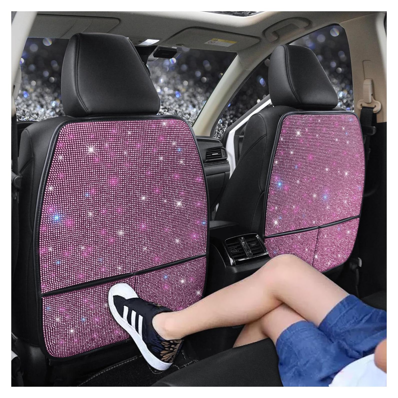 Alfombrillas Protectores de Asiento de Coche Pirador Rosa 2Pcs