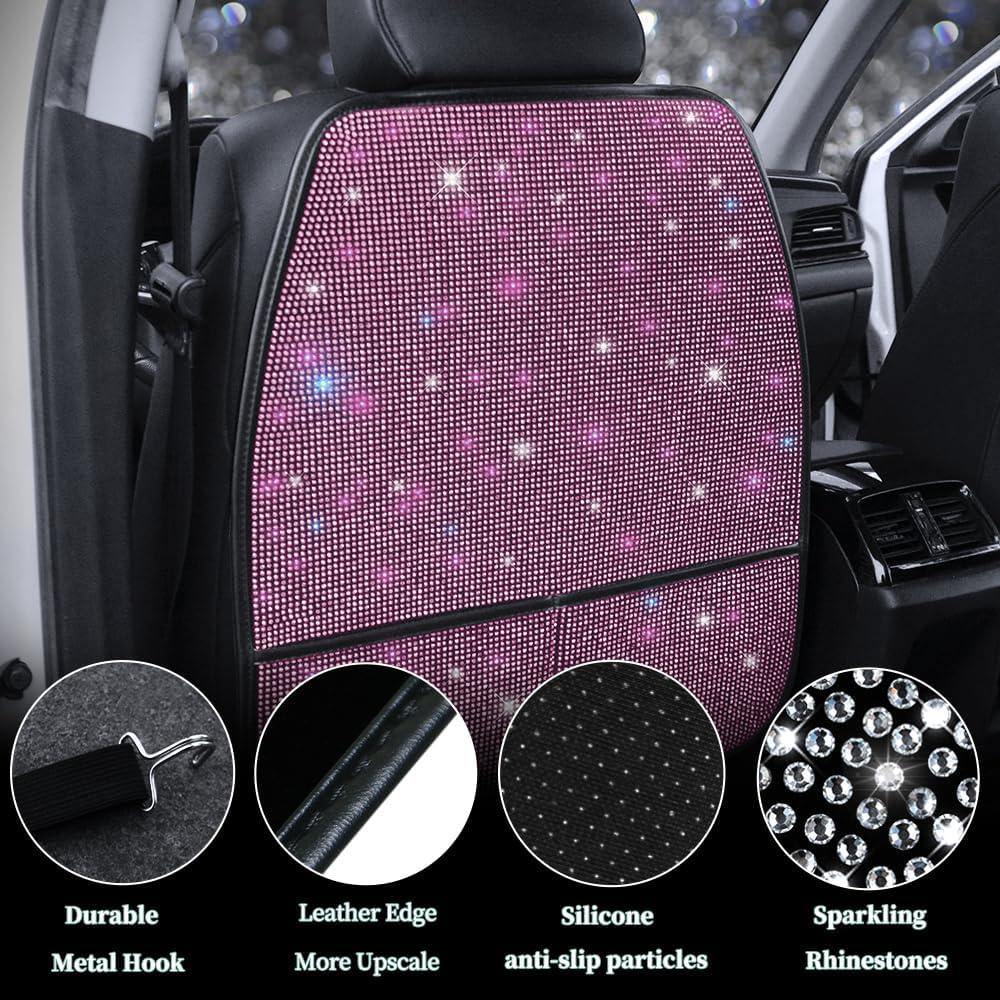 Alfombrillas Protectores de Asiento de Coche Pirador Rosa 2Pcs