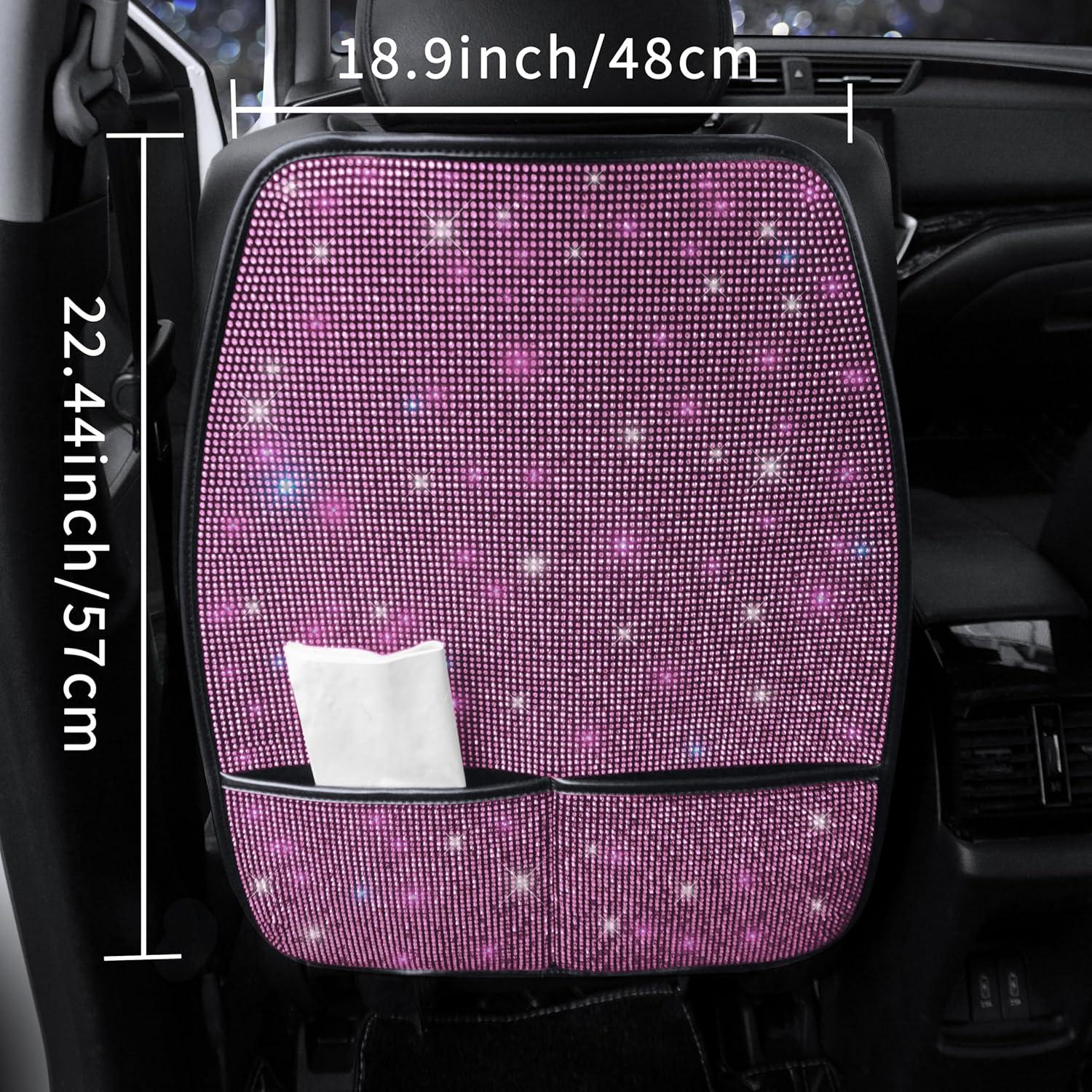 Alfombrillas Protectores de Asiento de Coche Pirador Rosa 2Pcs