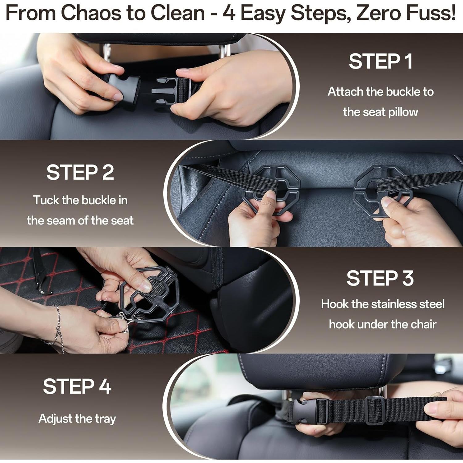 Organizador de Asiento Trasero DGXWLLW para Tesla - 6 Bolsillos