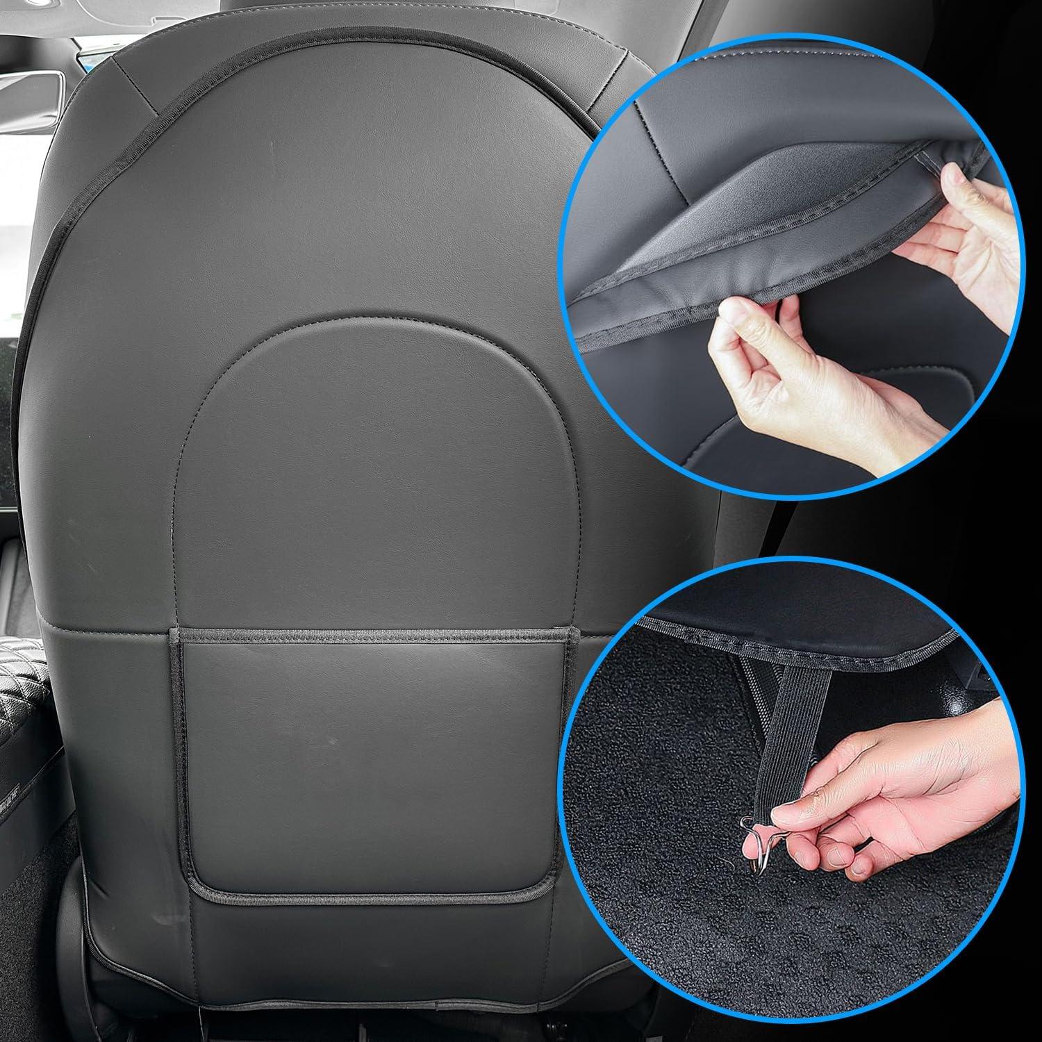 Protector de Patadas para Asiento Tesla Model Y/S/X/3 - Negro