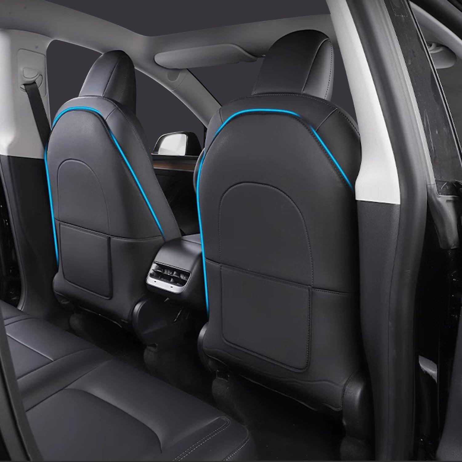 Protector de Patadas para Asiento Tesla Model Y/S/X/3 - Negro