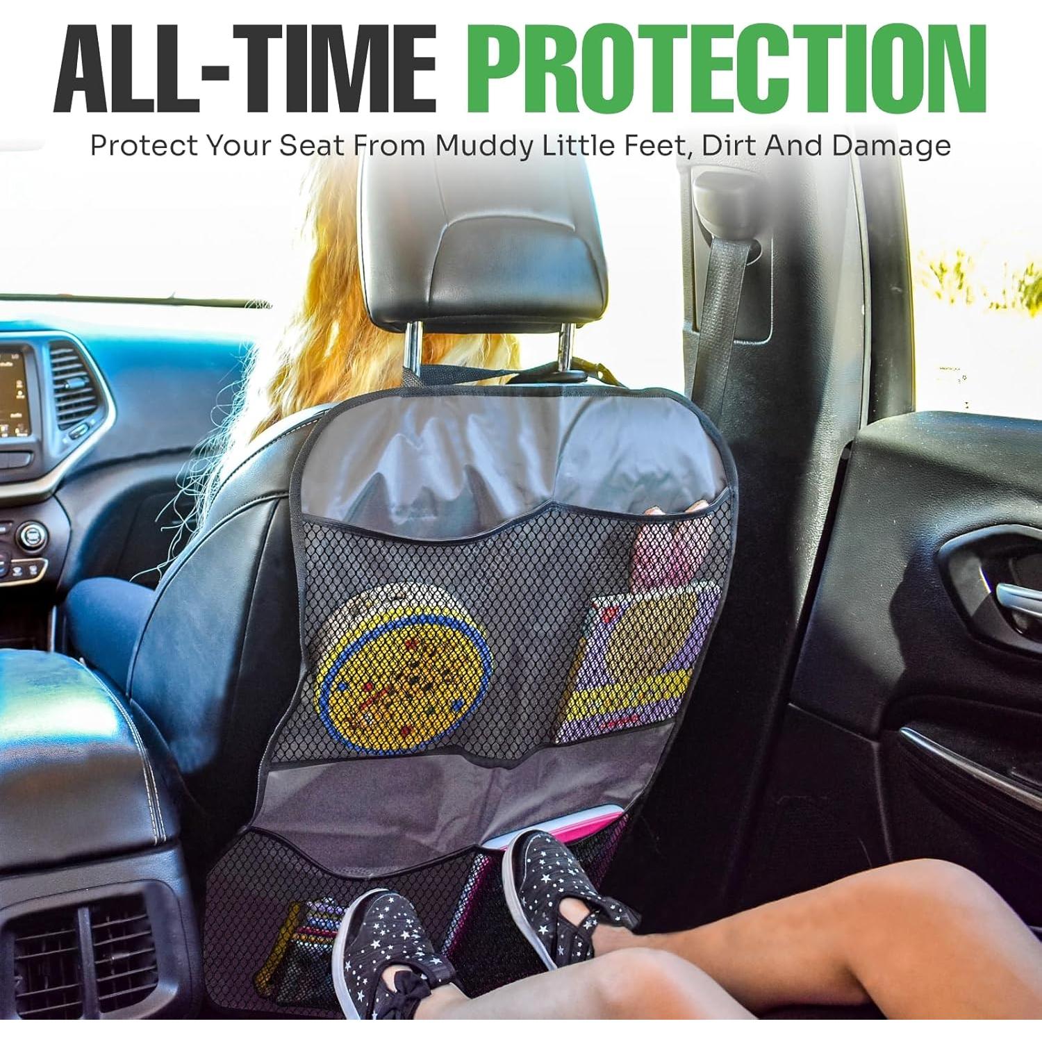 Cubierta de Asiento Trasero Lebogner para Niños + Organizador 4 Bolsillos