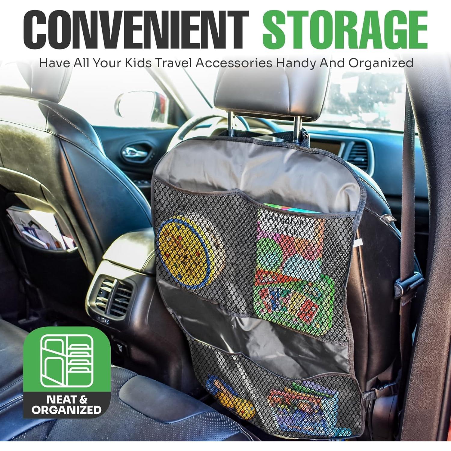 Cubierta de Asiento Trasero Lebogner para Niños + Organizador 4 Bolsillos