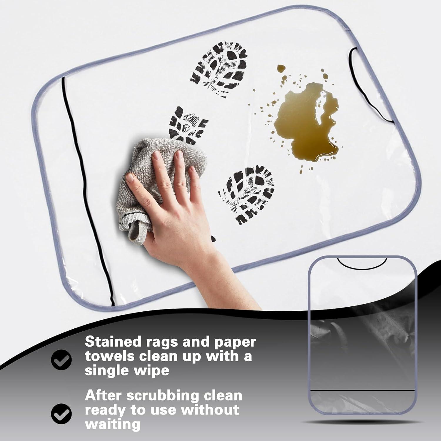 Paquete de 4 Protectores de Asiento Trasero BELEFU Impermeables