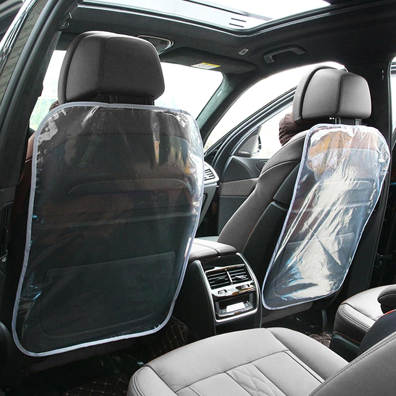 Paquete de 4 Protectores de Asiento Trasero BELEFU Impermeables