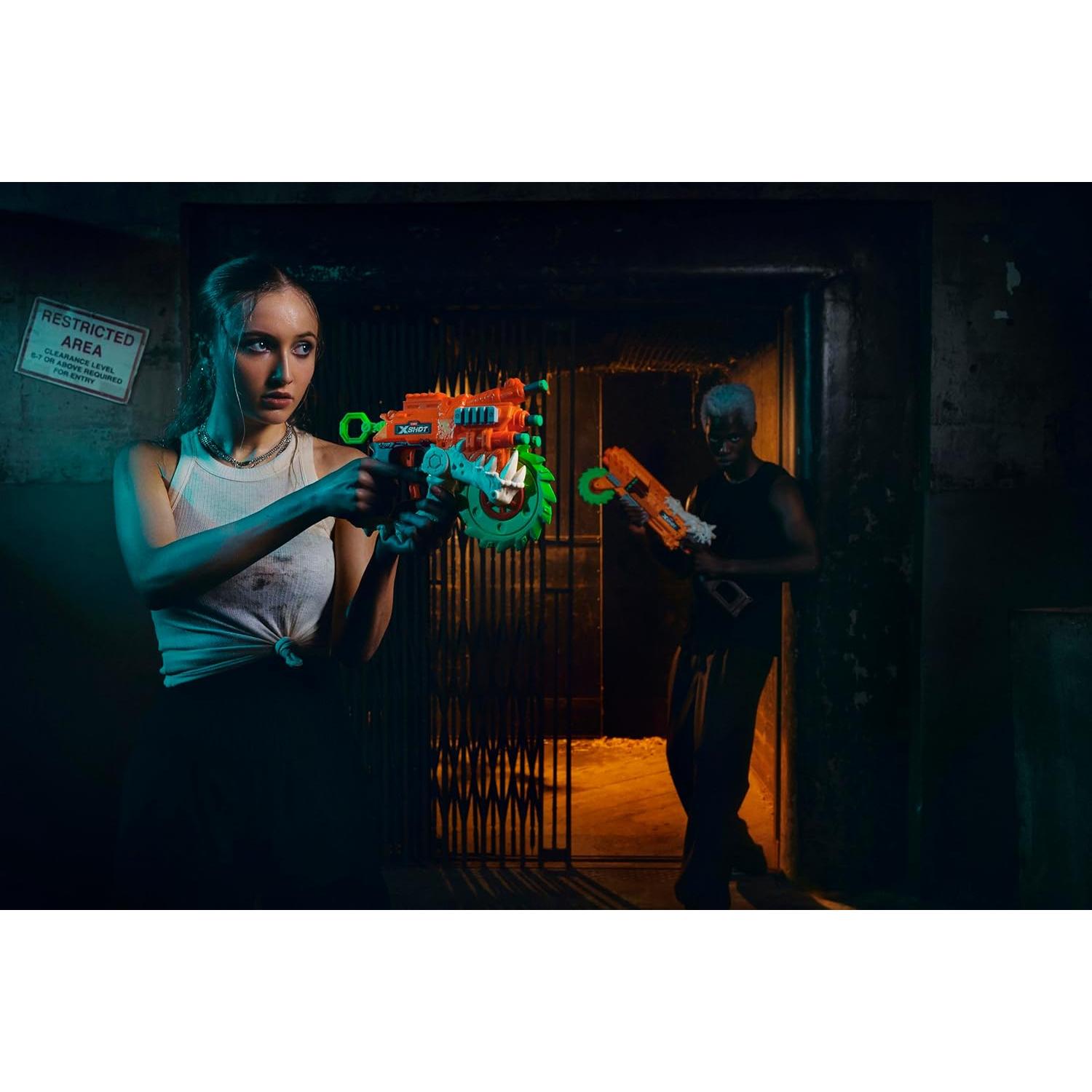 XShot Insanity HorrorFire Reaper X Doble con 16 Dardos