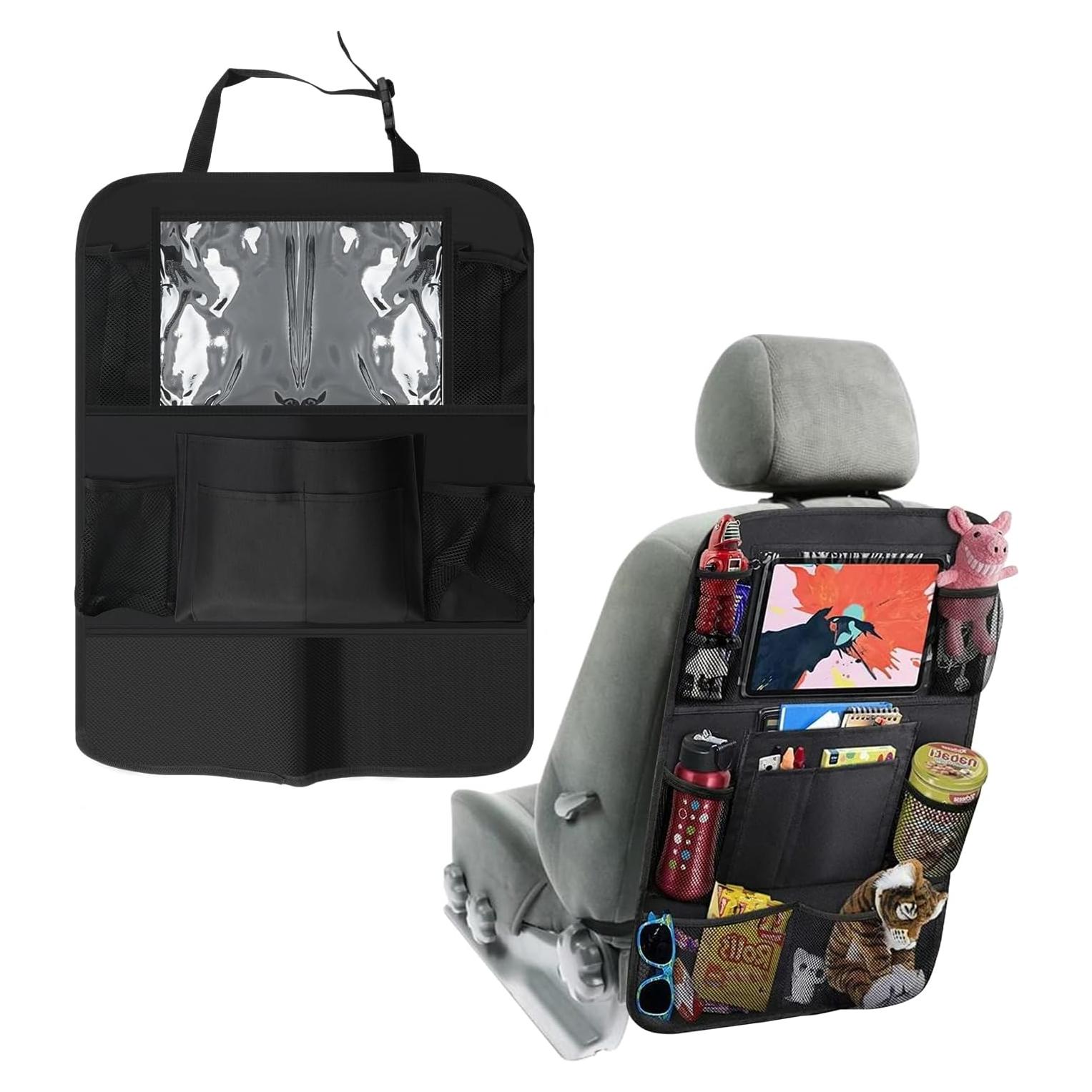 Organizador de Asiento Trasero UYYE con Soporte para Tableta y 9 Bolsillos