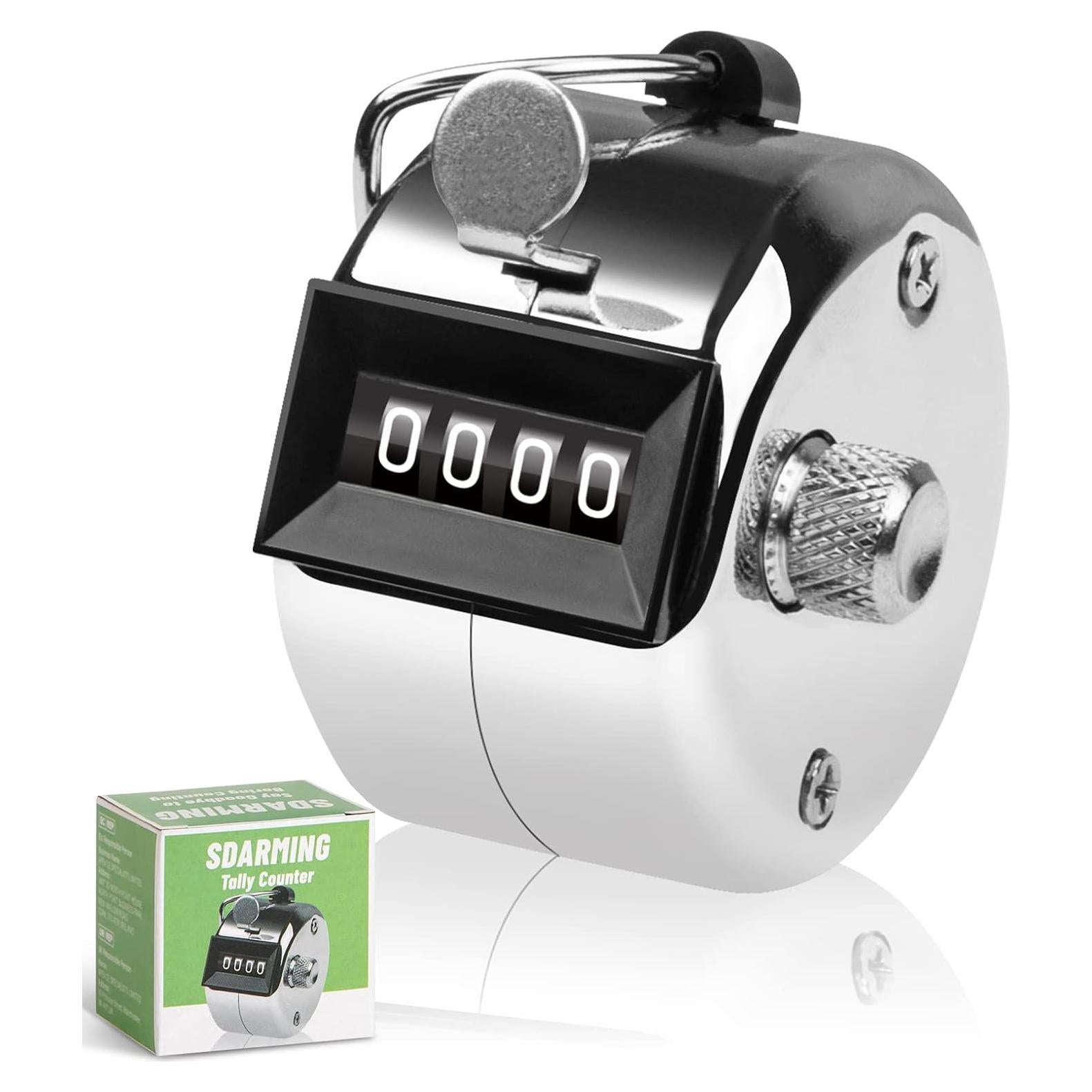 Contador de Clicker SDARMING 4 Dígitos Metal 0-9999