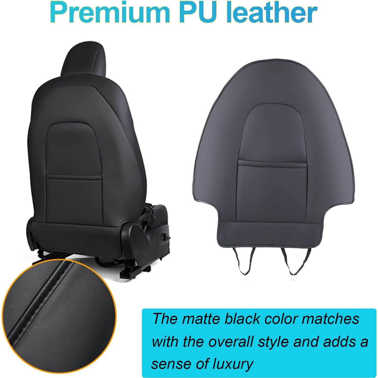 Protector de Asiento Trasero TSELLER para Tesla Modelo Y/3 - Impermeable, Juego de 2