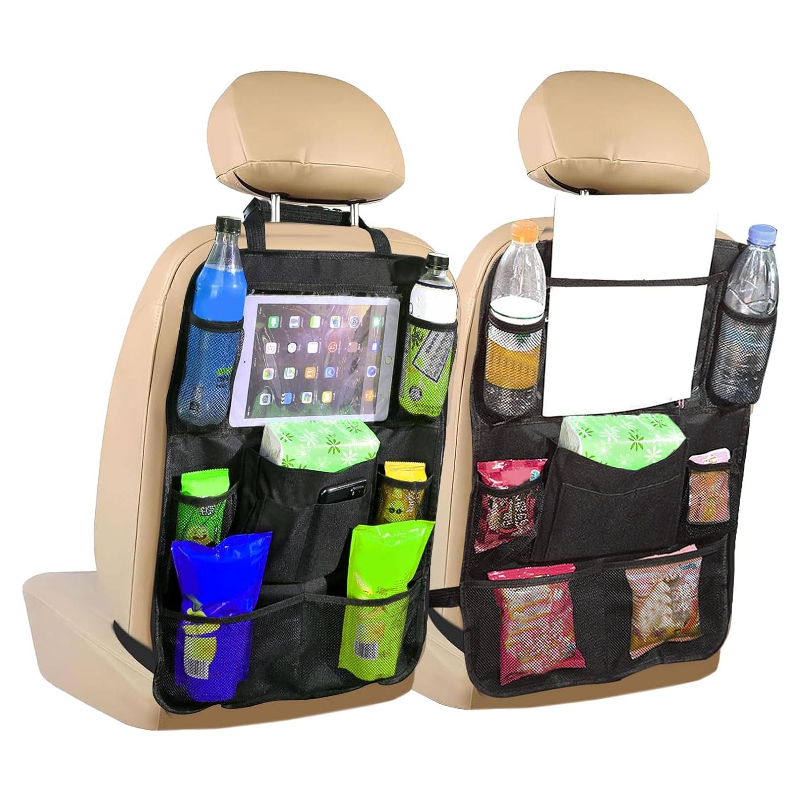 Organizador de Asiento Trasero de Coche QZTYTY 2PCS Impermeable