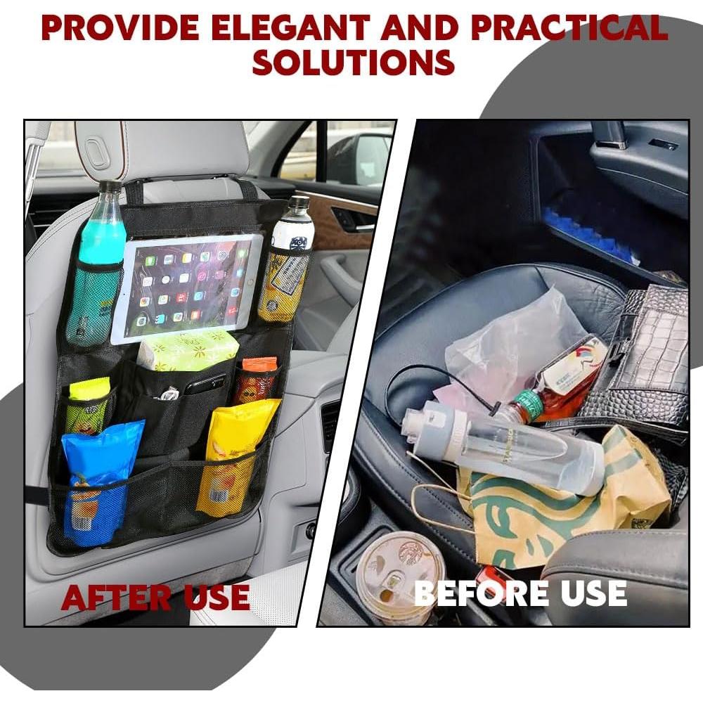 Organizador de Asiento Trasero de Coche QZTYTY 2PCS Impermeable