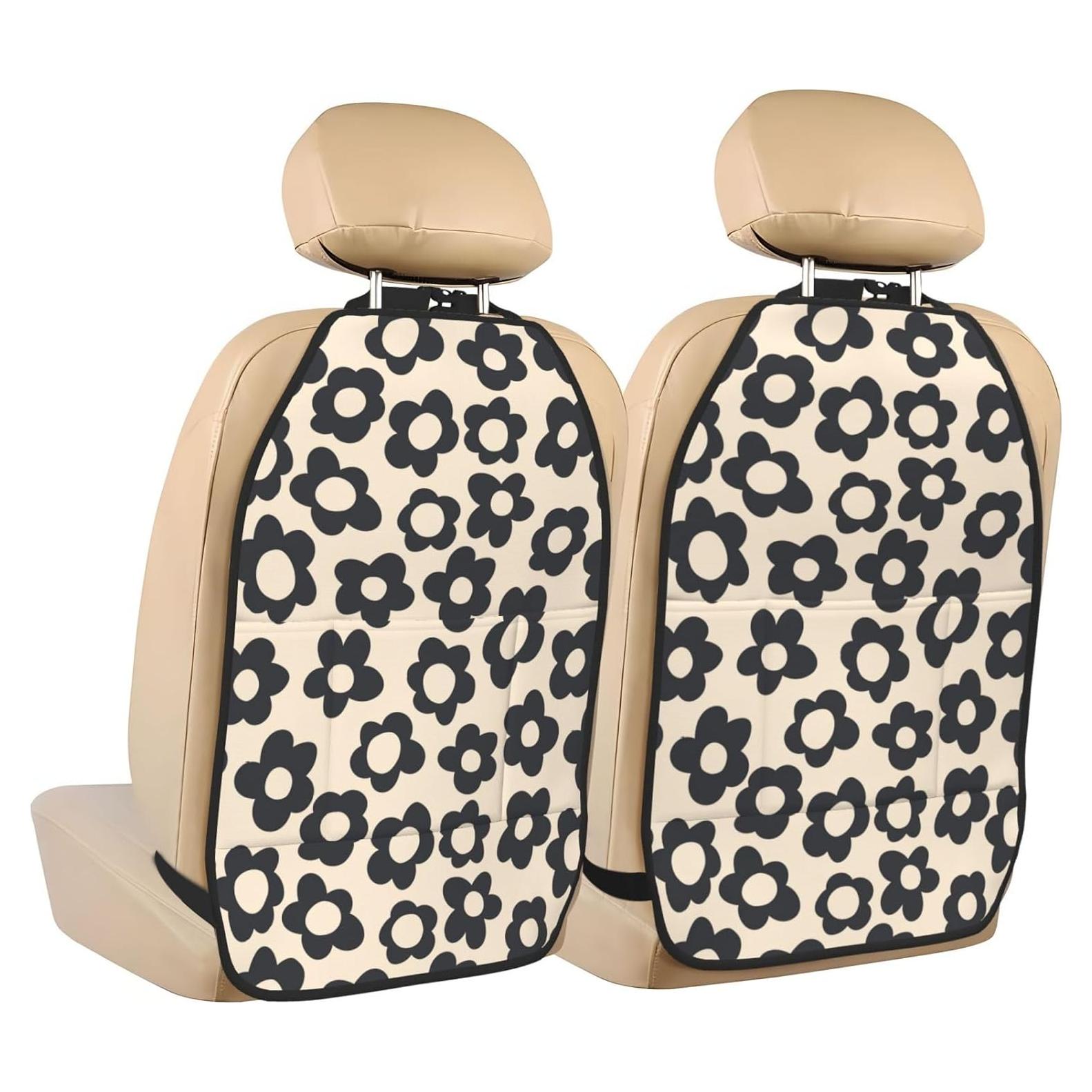 Protector de Asiento Trasero YANGDADA 2 Pack Flores Vintage