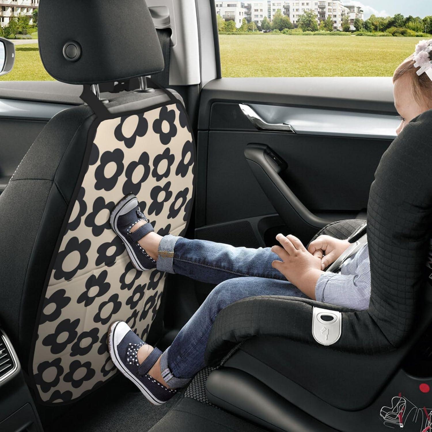 Protector de Asiento Trasero YANGDADA 2 Pack Flores Vintage