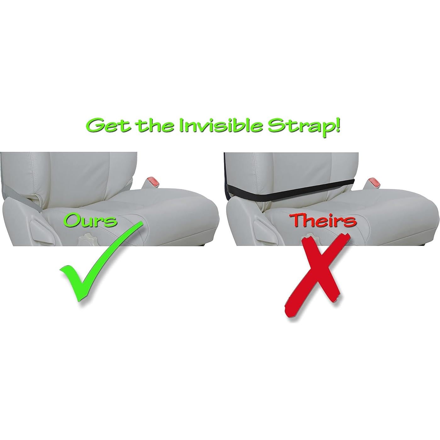 Protector de Asiento de Lujo TIKE SMART con Bolsillo Malla - Gris