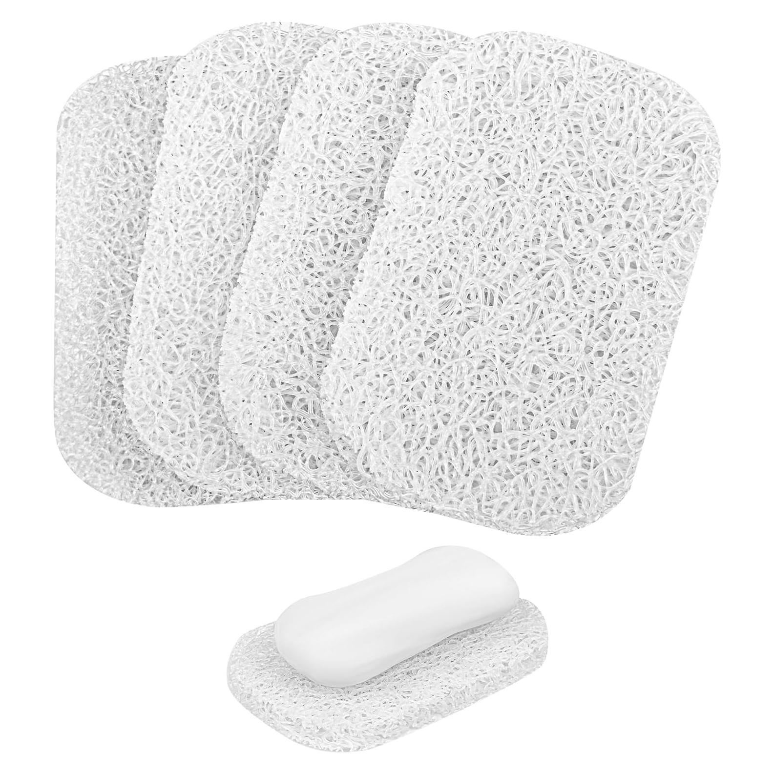 4 Almohadillas Soporte Jabón Yadream Transparente PVC Ducha