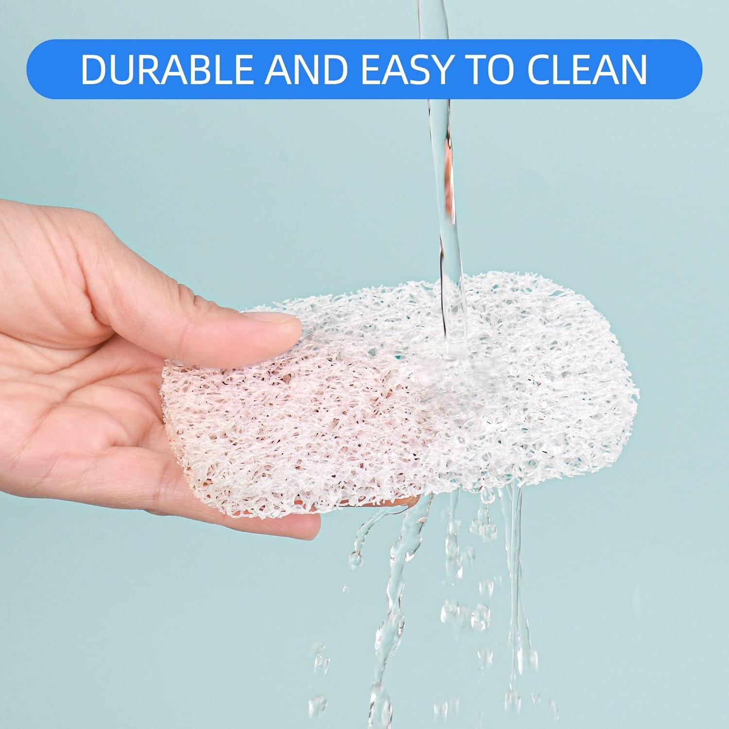 4 Almohadillas Soporte Jabón Yadream Transparente PVC Ducha