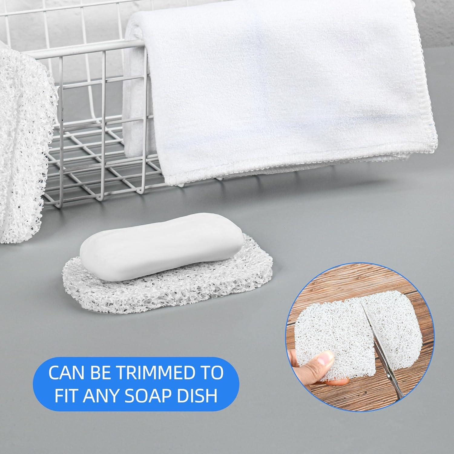 4 Almohadillas Soporte Jabón Yadream Transparente PVC Ducha