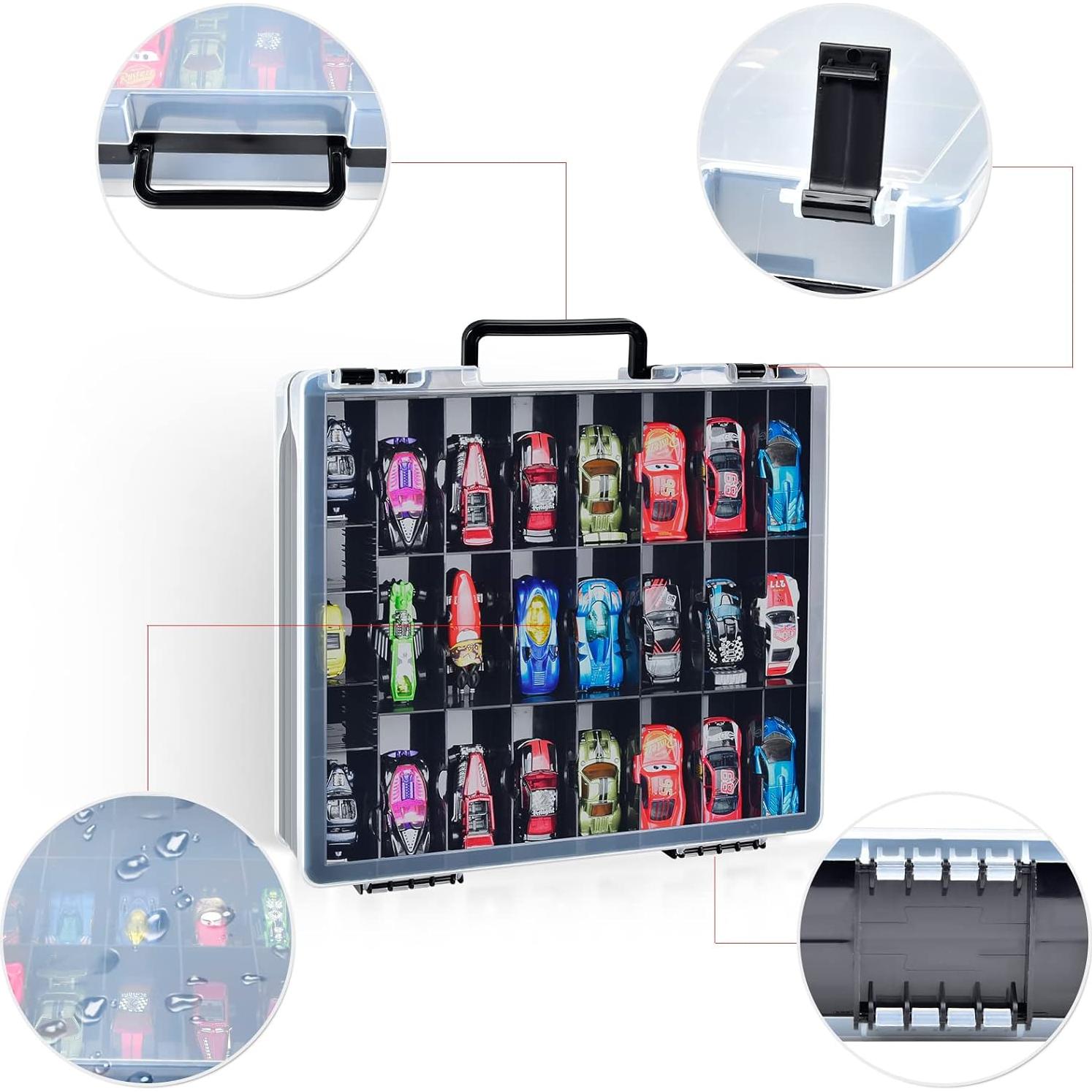 Organizador de Juguetes FULLCASE 48 Compartimentos Negro