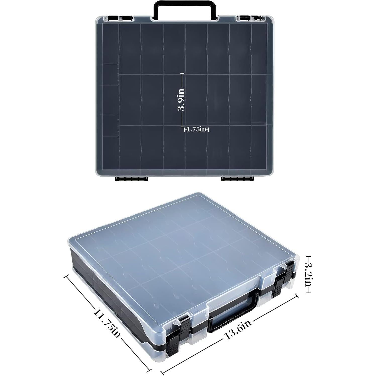 Organizador de Juguetes FULLCASE 48 Compartimentos Negro