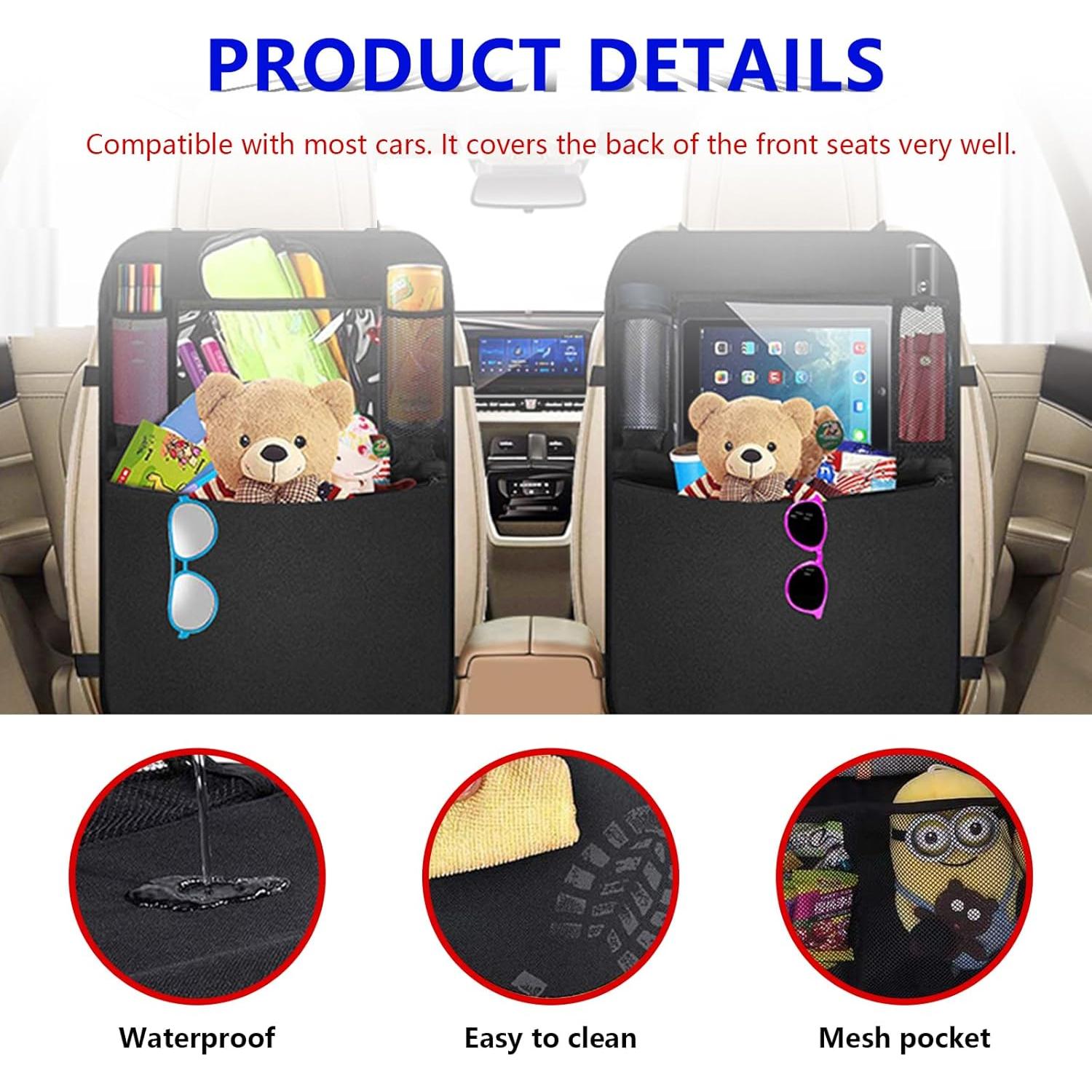 Organizador de Asiento Trasero Kewucn 2 Piezas Impermeable