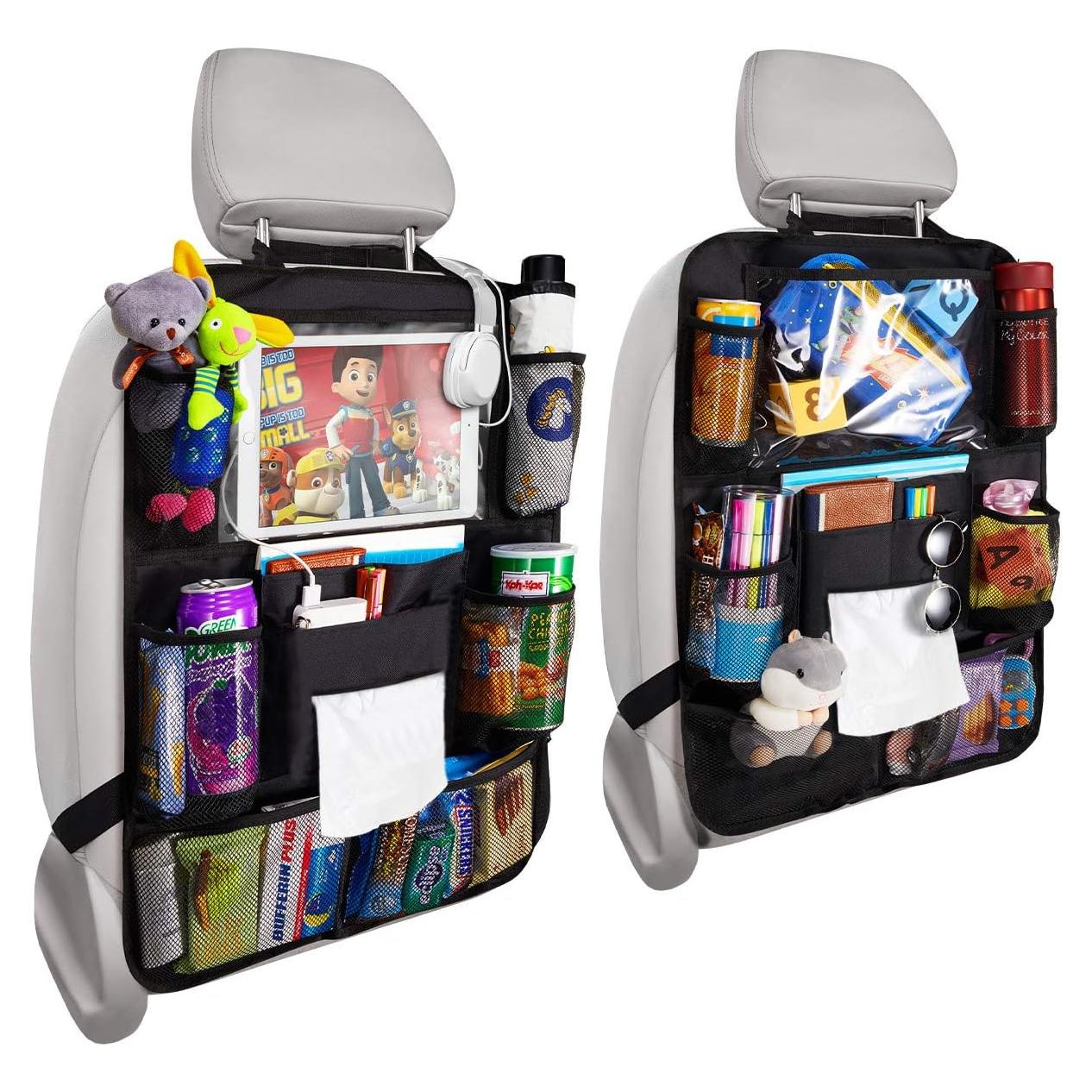 Organizador de Asiento Trasero Reserwa con Soporte para Tableta y 8 Bolsillos