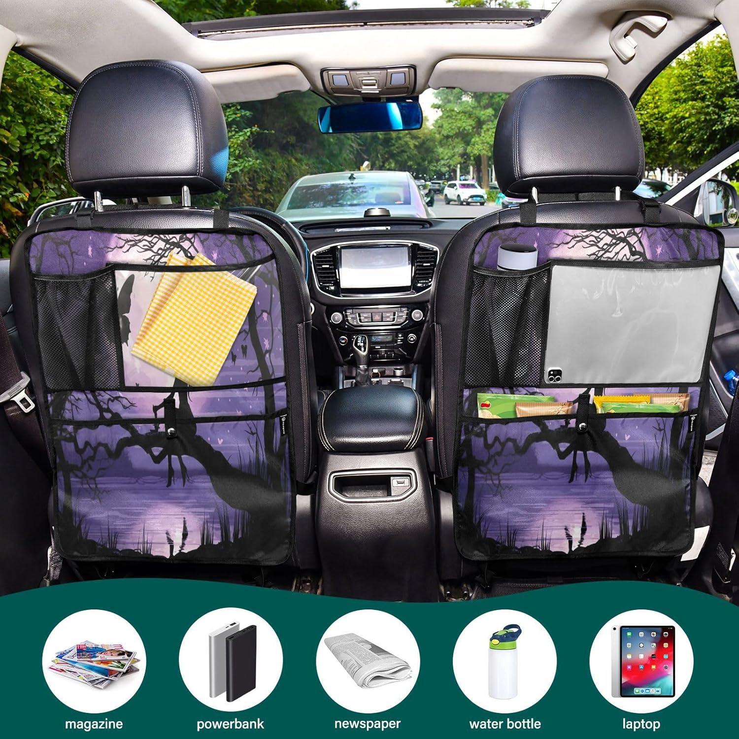 Organizador de Asiento Trasero KJIZMO - 2 Piezas, Poliester