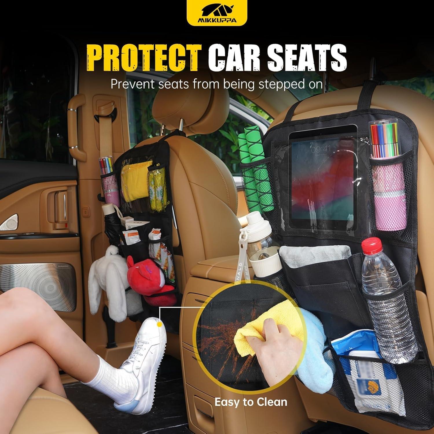 Organizador de Asiento Trasero MIKKUPPA con Soporte para Tableta