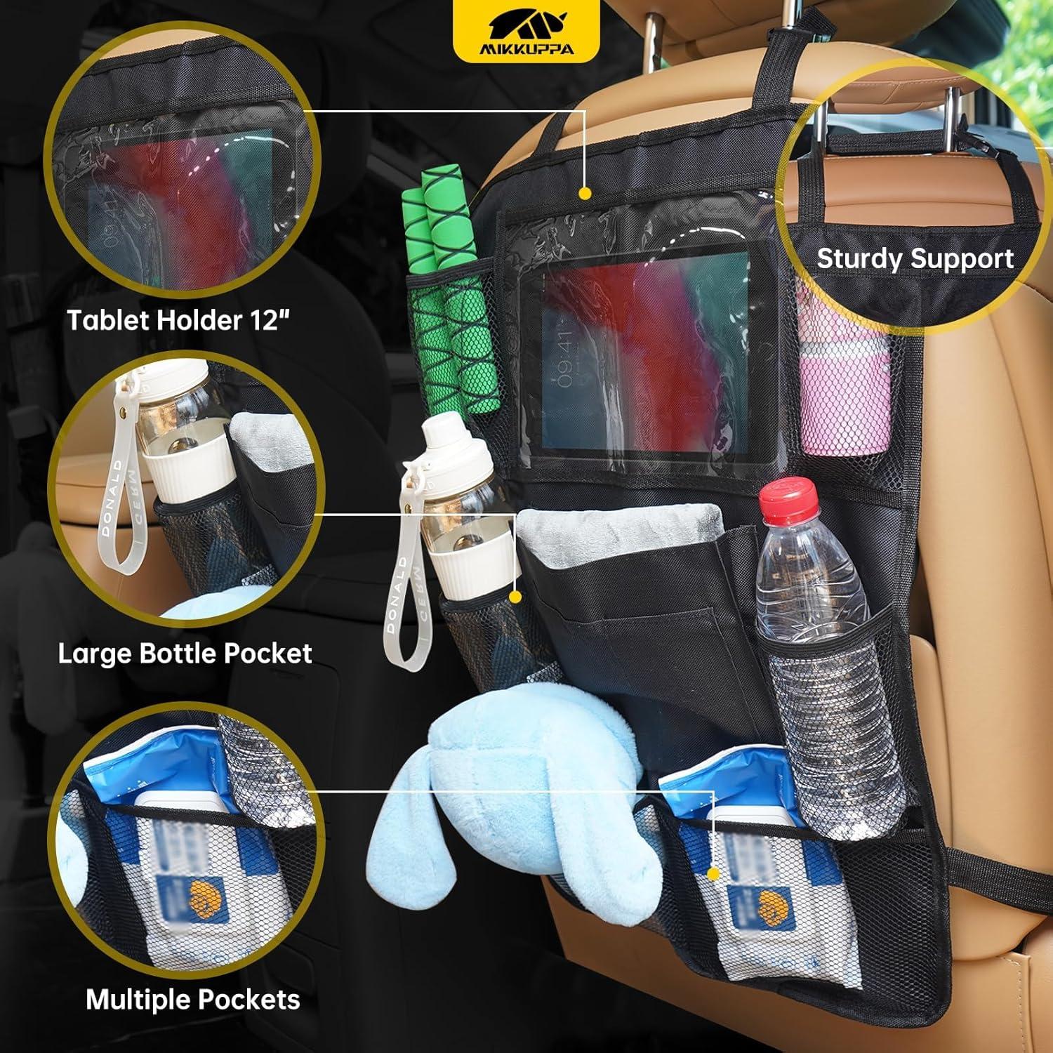 Organizador de Asiento Trasero MIKKUPPA con Soporte para Tableta