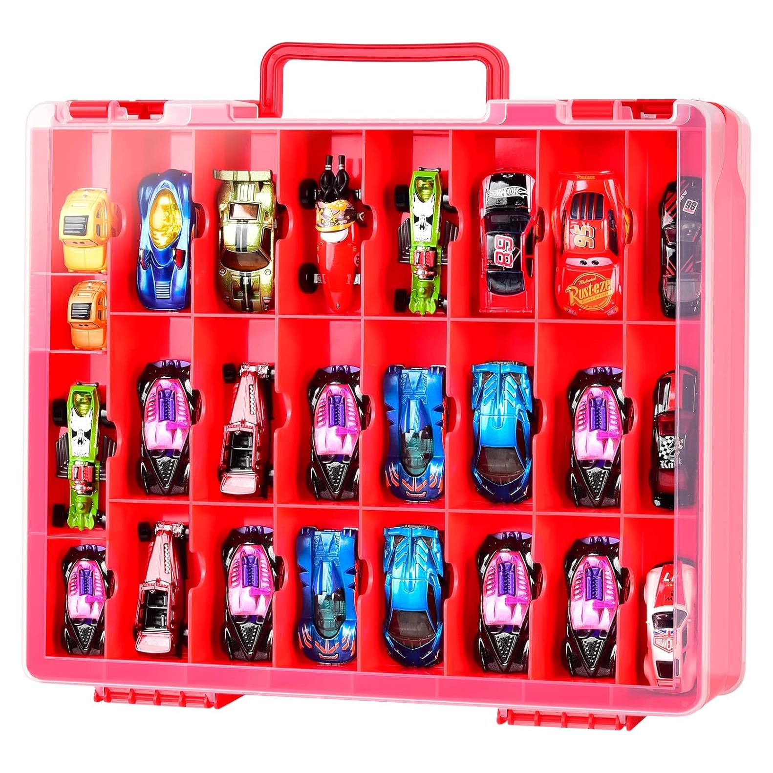 Organizador de Juguetes FULLCASE 48 Compartimentos Rojo