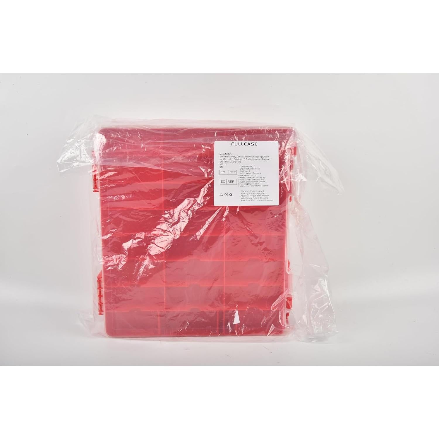 Organizador de Juguetes FULLCASE 48 Compartimentos Rojo