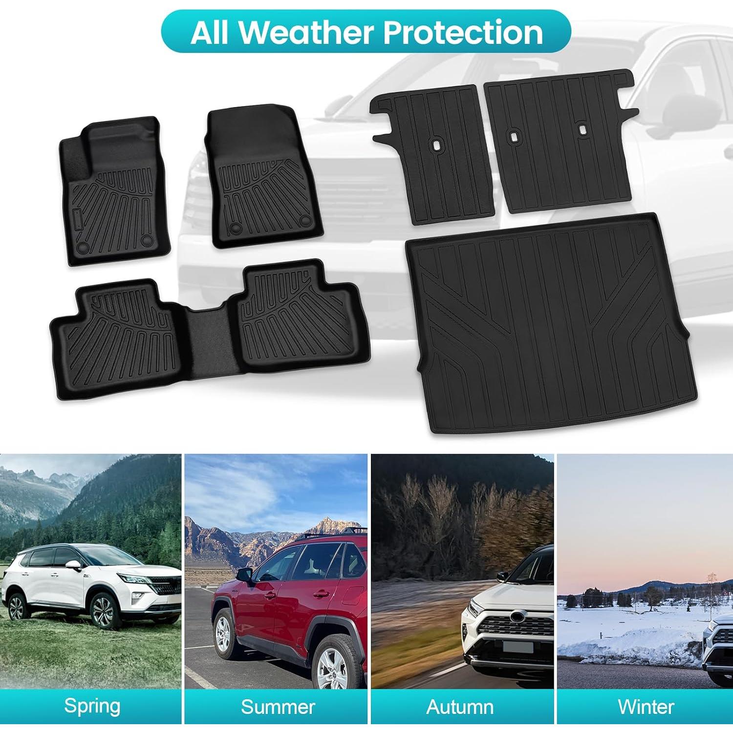 Alfombrillas de piso Rilsen para Kicks 2025 - Protector completo