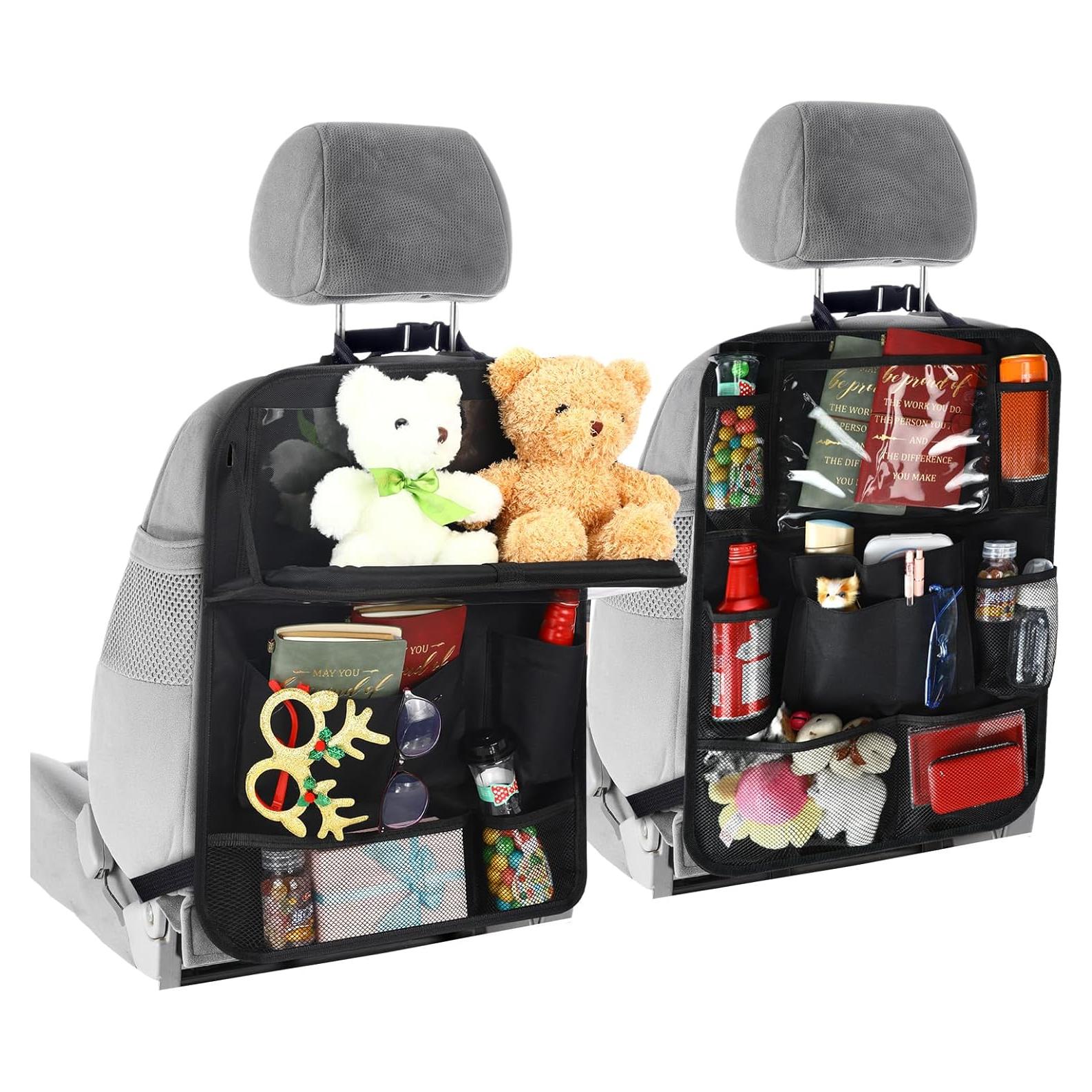 Organizador de Asiento Trasero Datanly con Bandeja y 6 Bolsillos