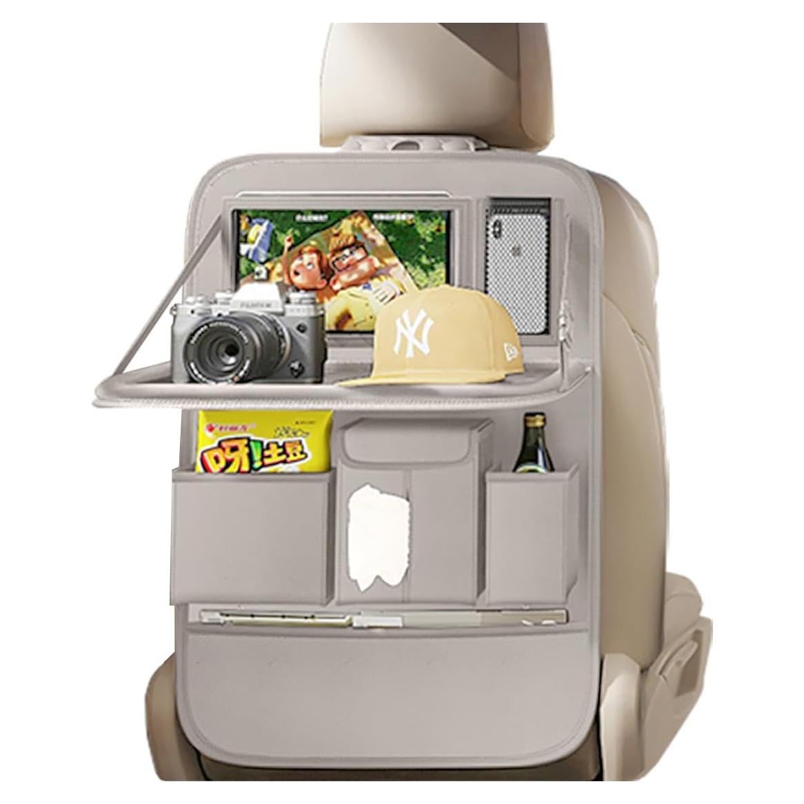 Organizador de Asiento Trasero XDV Gris Sólido 1 Pcs