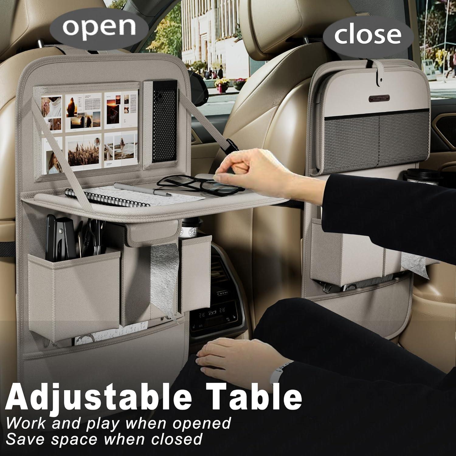 Organizador de Asiento Trasero XDV Gris Sólido 1 Pcs