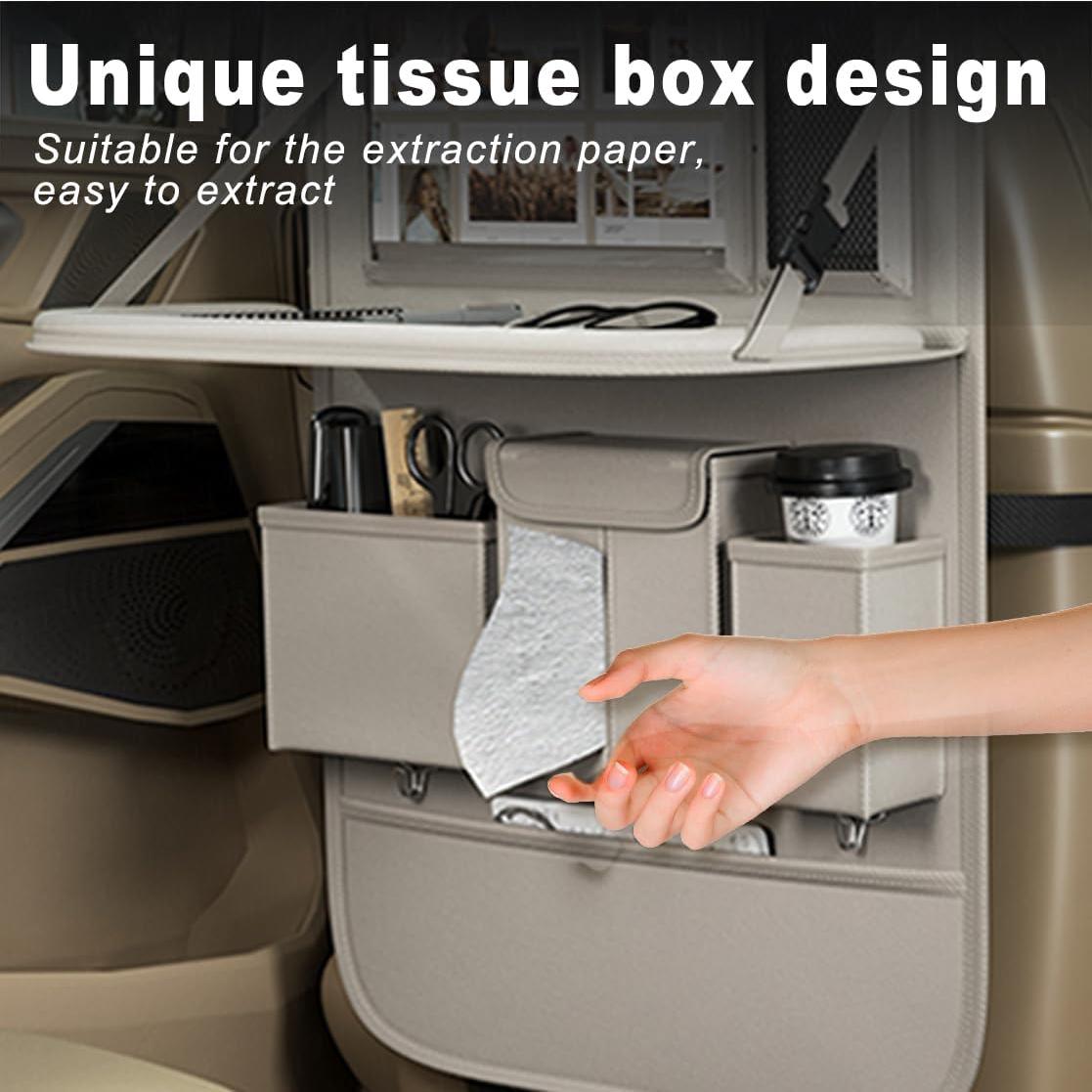 Organizador de Asiento Trasero XDV Gris Sólido 1 Pcs