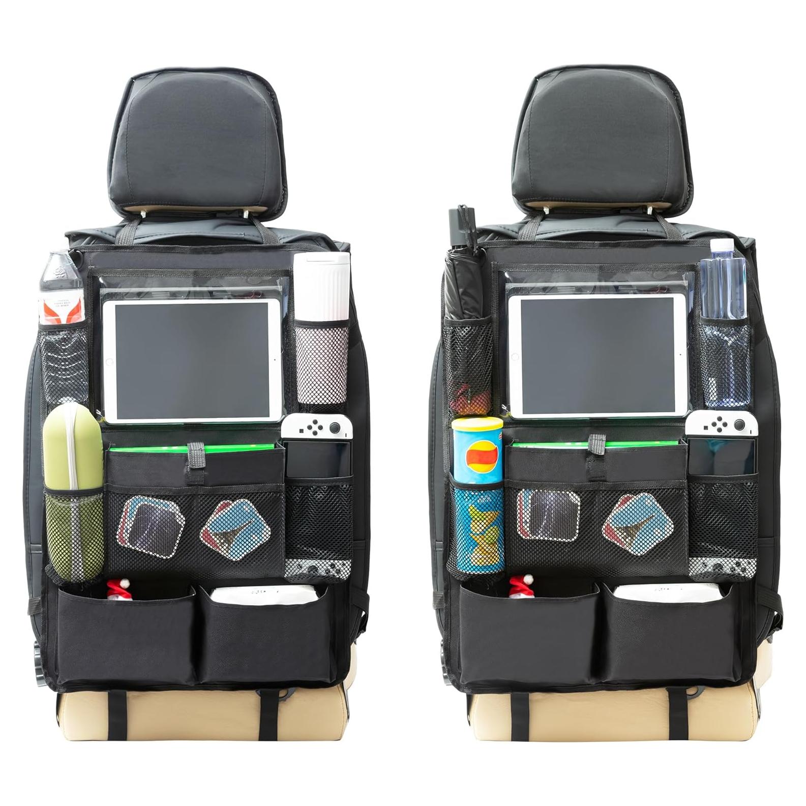 Organizador de Auto Trahefa para Asientos Traseros - 2 Pack con 9 Bolsillos