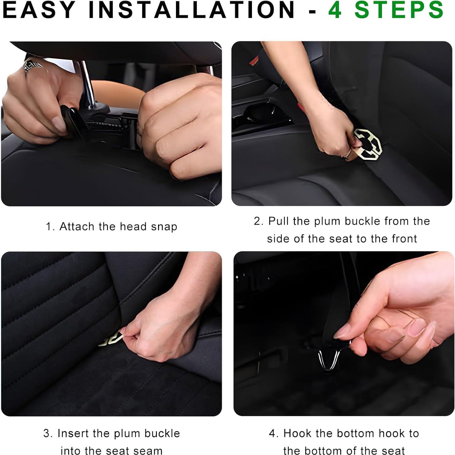 Organizador de Asiento Trasero de Coche FSTURIOS 2PCS Plegable