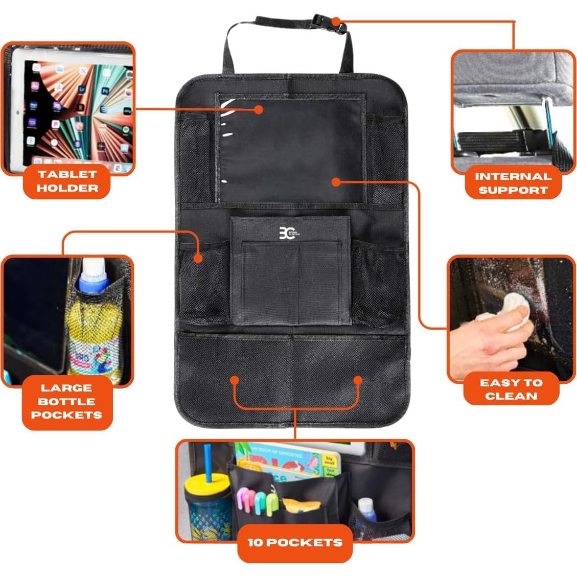 Organizador de Asiento Trasero Bitesize Creations - 2 Piezas