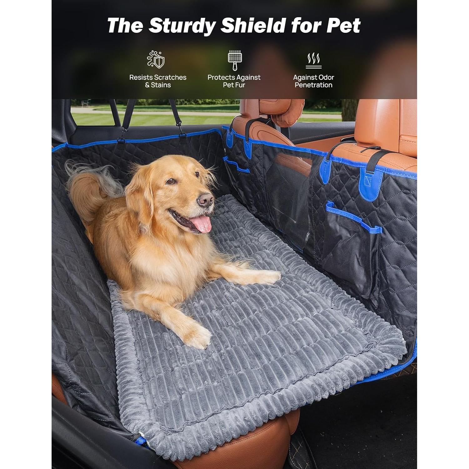 Cama para Perros JOYTUTUS Antideslizante 129x61 cm Gris