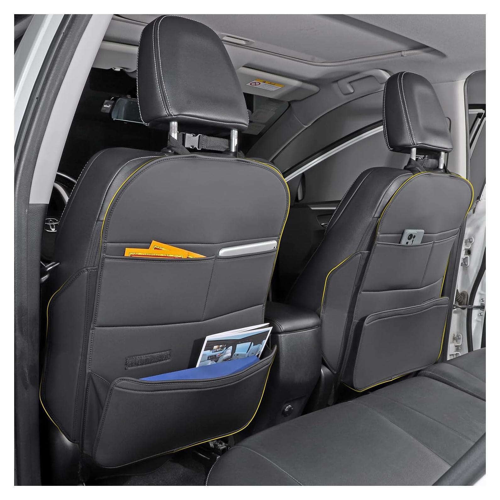 Protector de Asiento Trasero TAIKOO Negro 2 Pcs Universal