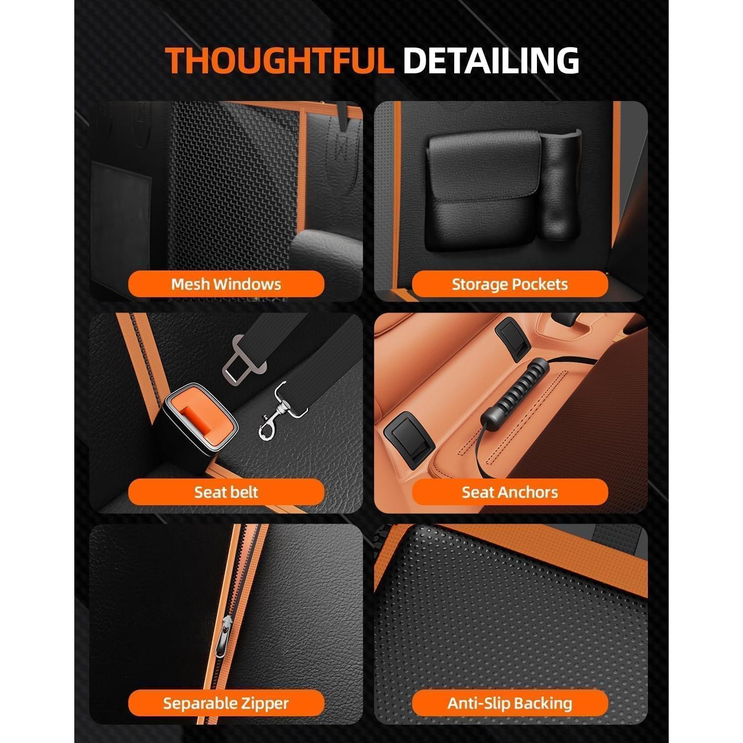 Extensor de Asiento Trasero BTOG Q129 para Perros 6-en-1