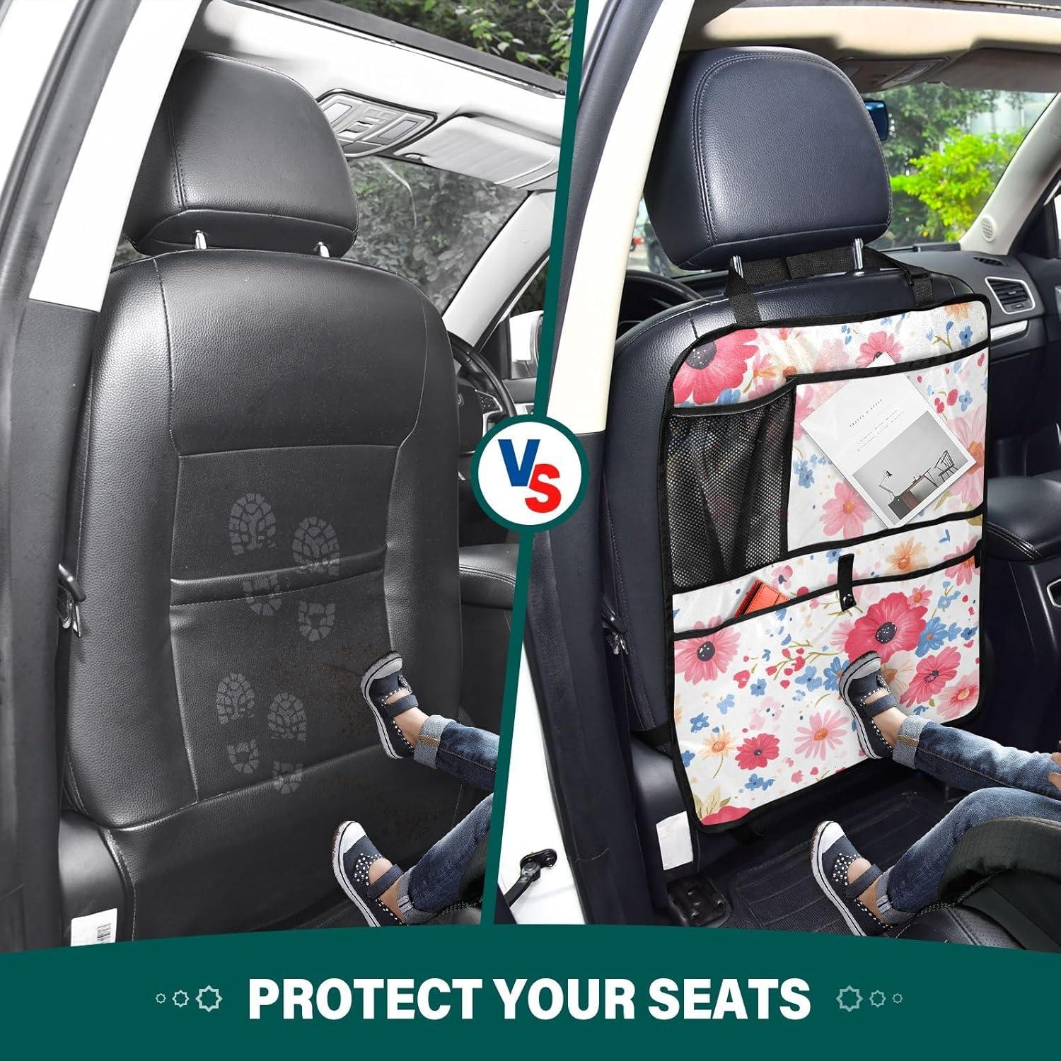 Organizador de Asiento Trasero JIPONI, Protector Antigolpes