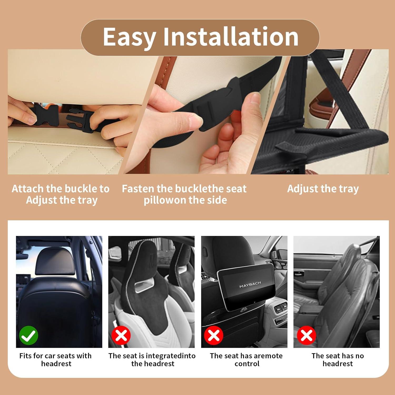 Organizador de Asiento Trasero de Coche TBYUM - 9 Bolsillos